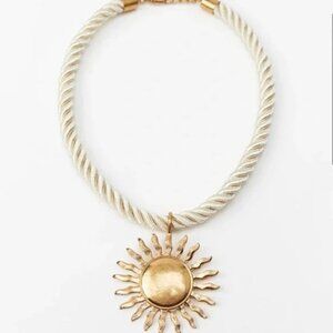 Zara Sun Necklace Nwt